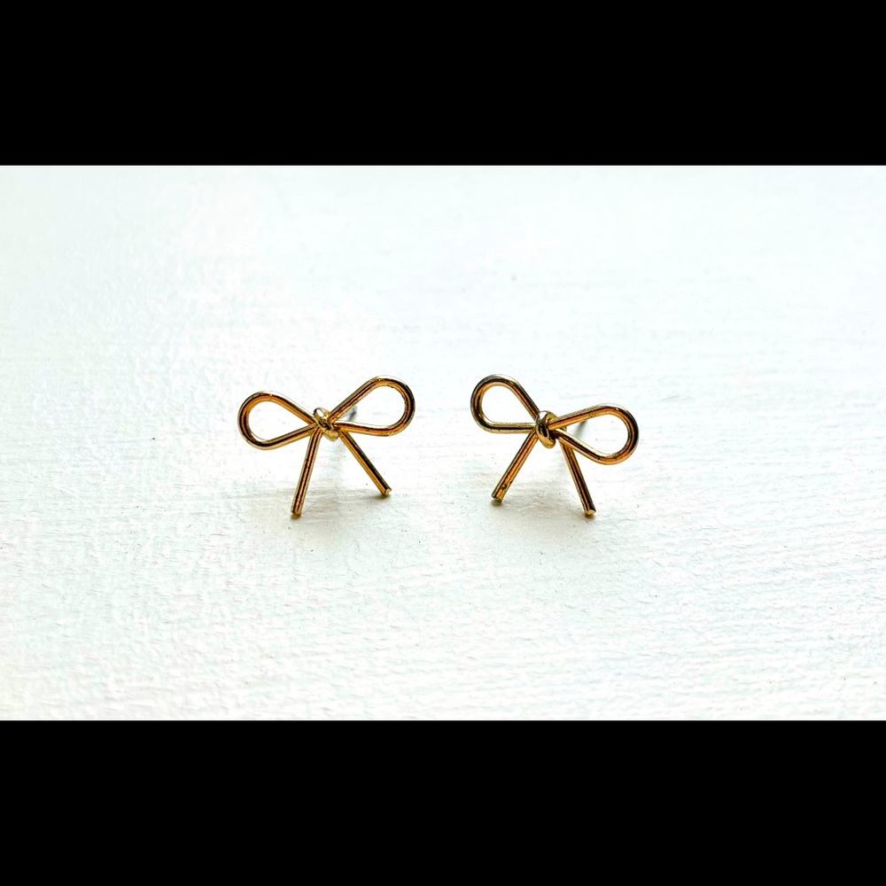 Kate Spade “All Tied Up” Ribbion Tie Earrings